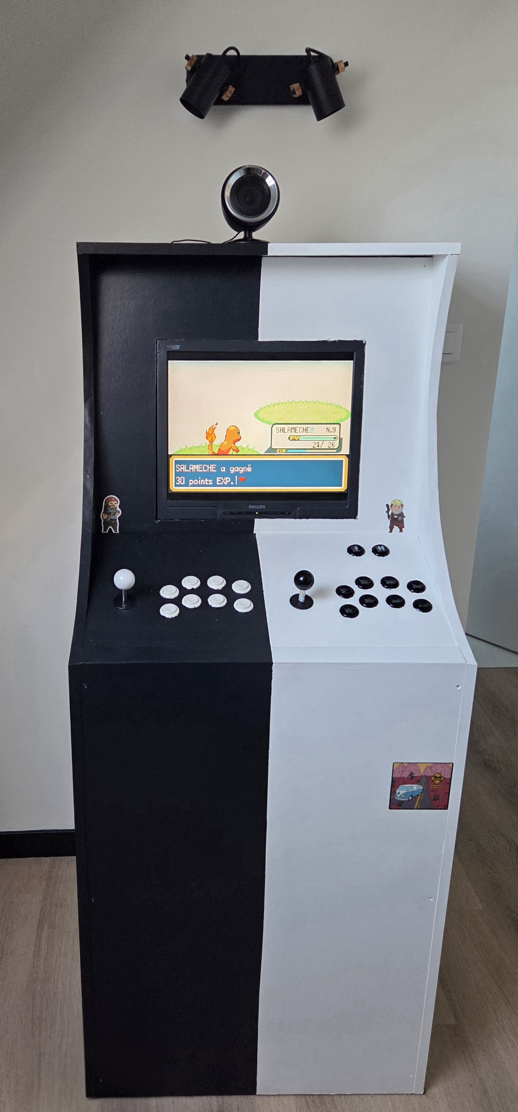 Capture d'écran 1 du projet Borne d'Arcade Custom